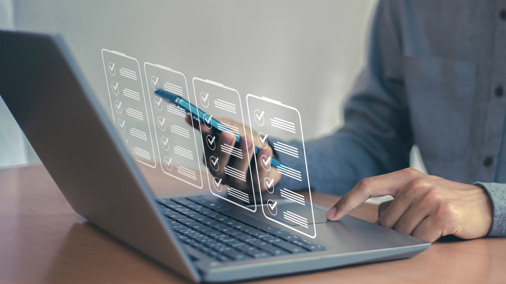 Digital aktiebok som håller ordning på ägandet automatiskt